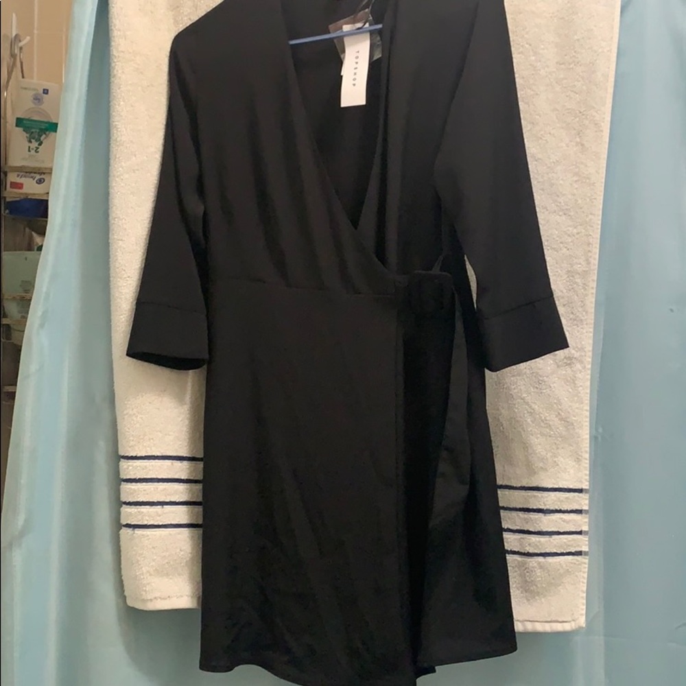 Top shop black dress